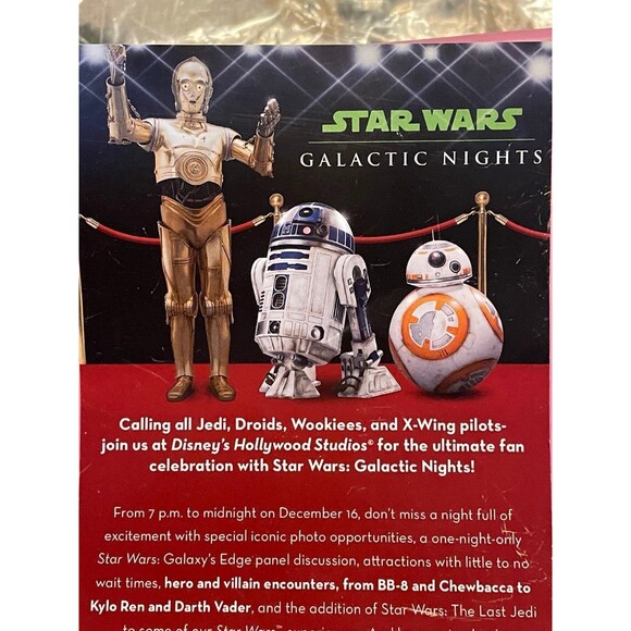 The Last Jedi commemorative ornament & opening night ticket in acrylic case 2017 - Picture 13 of 13